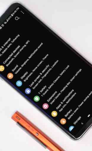 Theme Android P Black for LG V30 G6 V20 Oreo 1
