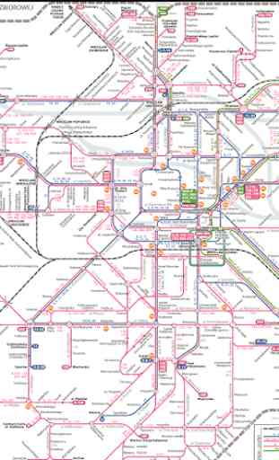 Wroclaw Tram & Bus Map 2