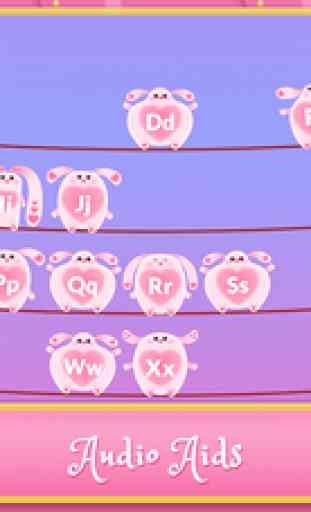 Phonic Bunnies ABCD Alphabet : Consonant & Vowel Sounds Playtime for 1st Grade & Kindergarten FREE 3