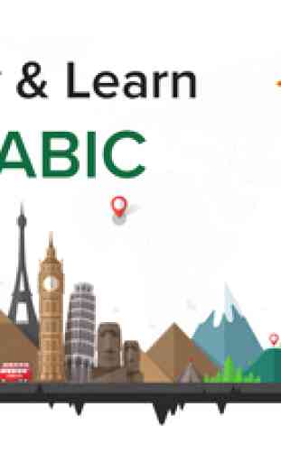 Play and Learn ARABIC - free bilingual flashcards language learning travel app 1