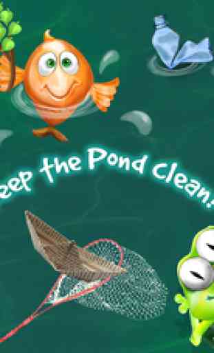 Pond Fun - Nature Water Garden - Fish & Animal Care - Learn to Recycle Kids Game 4