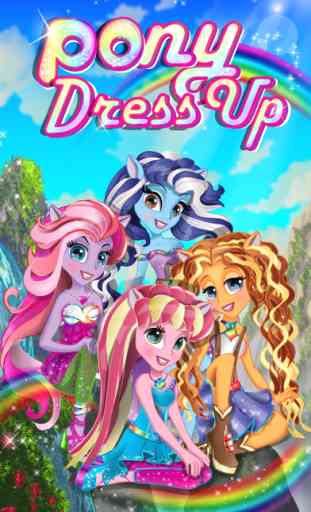 PONY Dress Up Games with Christmas Princess for my little Toddler Girls 1