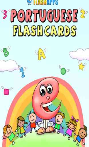 Portuguese Baby Flash Cards - Kids learn to speak Portuguese quick with flashcards 1