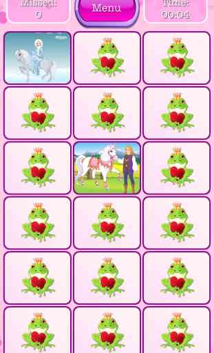 Princess Pony - Matching Memory Game for Kids And Toddlers who Love Princesses and Ponies 3