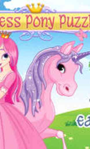 Princess Pony Puzzle - Animated Kids Jigsaw Puzzles with Princesses and Ponies! 1