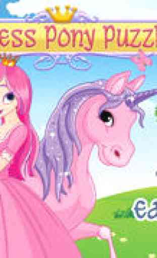 Princess Pony Puzzles - Free Animated Kids Jigsaw Puzzle with Princesses and Ponies! 1