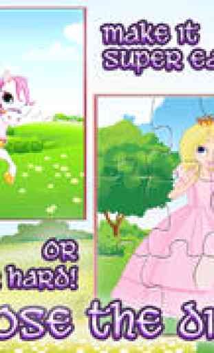 Princess Pony Puzzles - Free Animated Kids Jigsaw Puzzle with Princesses and Ponies! 3