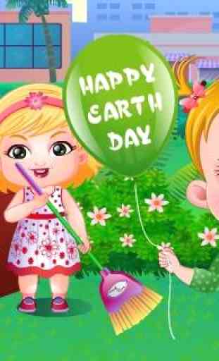 Baby Hazel Earth Day 1