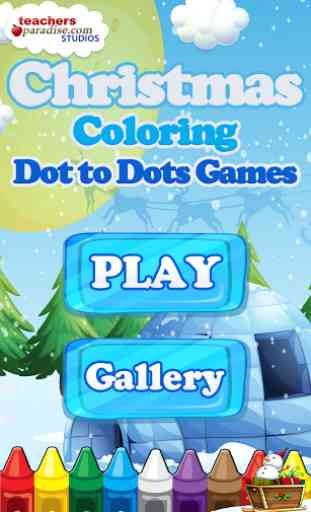 Christmas Coloring Dots Games 1