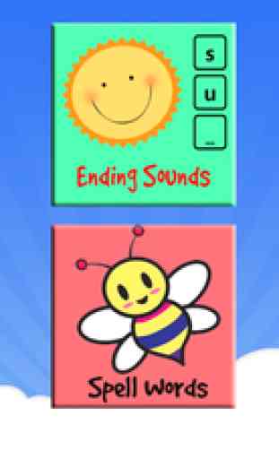 Kindergarten Phonics Learning Games with CVC words 1