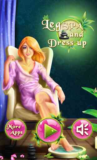 Legs Spa and Dress up for Girl 1