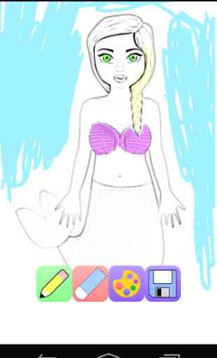 Mermaid Coloring Games 3