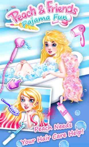 Peach & Friends Pajama Fun – PJ Party Spa Makeover 2