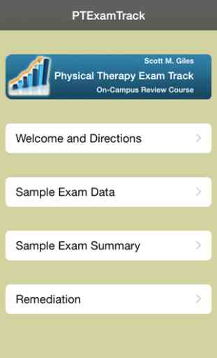 Physical Therapy Exam Track 1