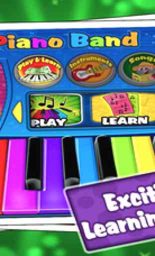 Piano Band - Play and Learn Popular Children Songs 3