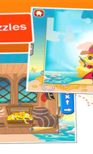 Pirate Jigsaw Puzzles: Puzzle Game for Kids 3