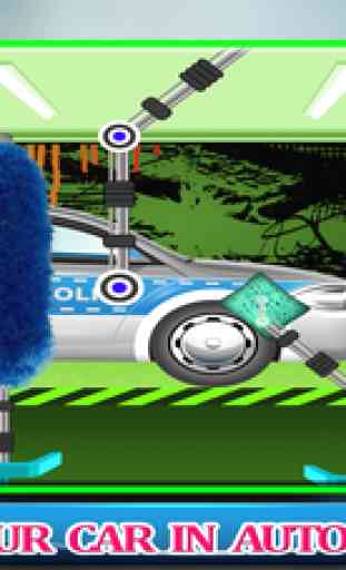 Police Car Wash Gas Station - Little Kids Fun Game 2