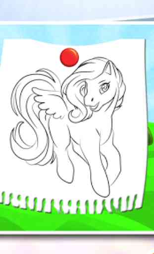 Pony Coloring For Toddlers 2