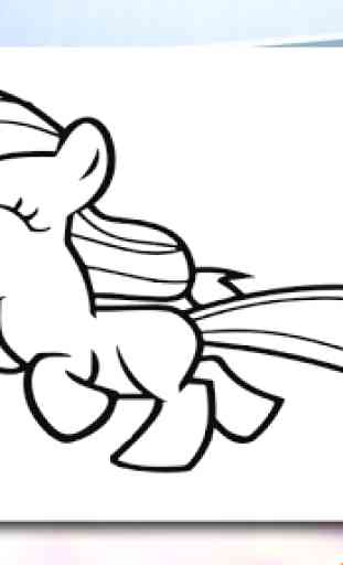 Pony Coloring For Toddlers 3