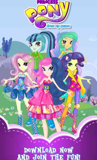 Pony Equestrian Girls Dress Up for My Little Pony 4