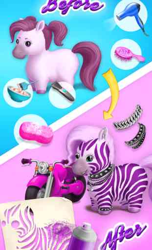 Pony Sisters Hair Salon 2 - Pet Horse Makeover Fun 2