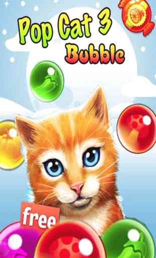 Pop Cat Bubble Shooter Jelly Mania 2