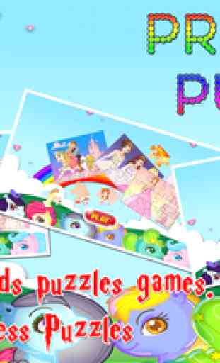 Princess Cartoon Jigsaw Puzzles Games for Toddlers 1