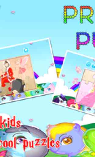 Princess Cartoon Jigsaw Puzzles Games for Toddlers 2