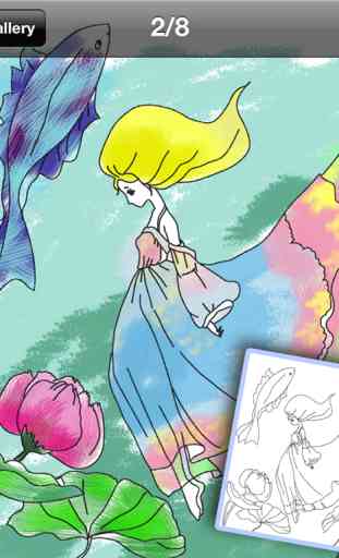 Princess Fairy Coloring Book - Kids Coloring Doodle Pad 4