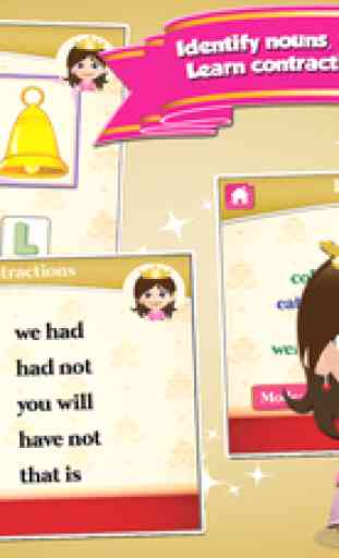 Princess Goes to School: First Grade Learning Games 3