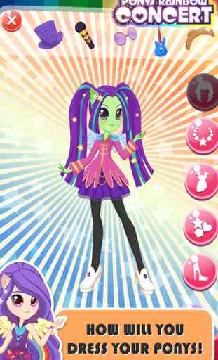 Princess Pony - For Equestria Girls dress-up games 2