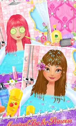 Princess Spa & Salon - Royal Enchanted Fairy Makeup & Dress Up 3