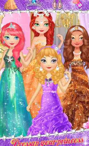 Princess Spa & Salon - Royal Enchanted Fairy Makeup & Dress Up 4