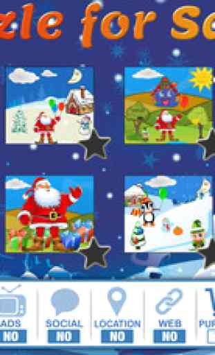 Puzzle for Santa claus: Christmas games for kids 2