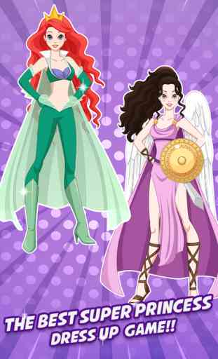 Super Hero Princess Dress-up The Frozen Power game 2