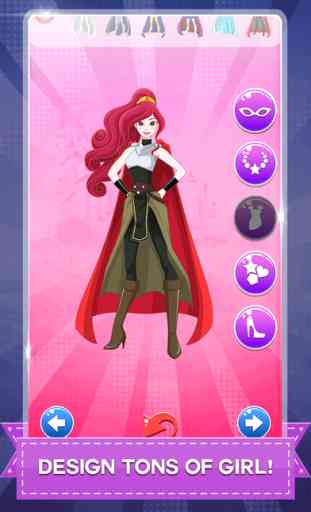Super Hero Princess Dress-up The Frozen Power game 3