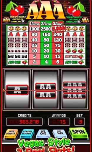 A AA AAA Slots - Triple Pay 2