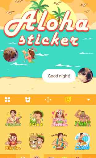 Aloha Summer Sticker for Snapchat 3
