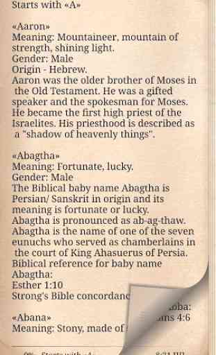 Bible Names with Meaning 1
