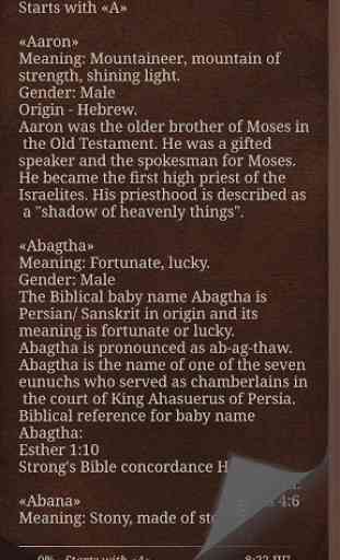 Bible Names with Meaning 4