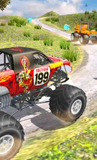 Big Truck Simulator Hill Driving: Monster Truck 3D 2