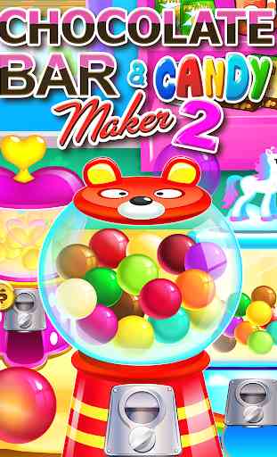 Chocolate Candy Bars Maker & Chewing Gum Games 3