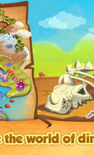 Dig up dinosaur bones: Fossil digging games 1