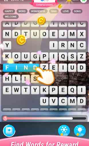 Find Words–Moving Crossword Puzzle, Happiness&Fun 1