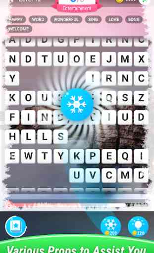 Find Words–Moving Crossword Puzzle, Happiness&Fun 2