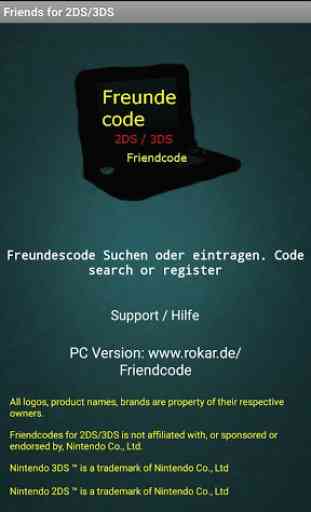 Friendcode for 2DS and 3DS (German) 1