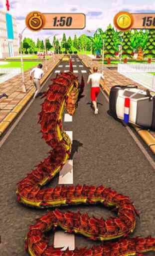 Furious Anaconda Dragon Snake City Rampage 2