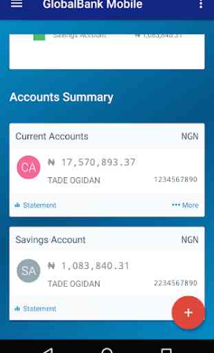 Global Bank Mobile App 3