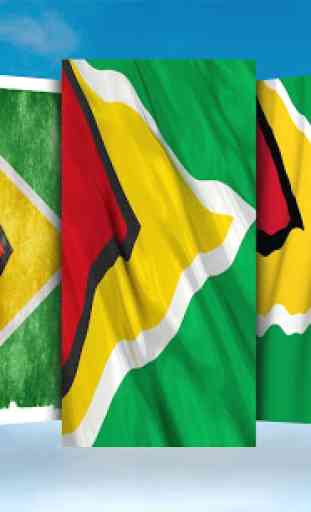 Guyana Flag Wallpaper 2
