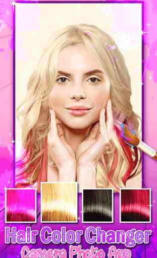 Hair Color Changer Camera Photo App 4